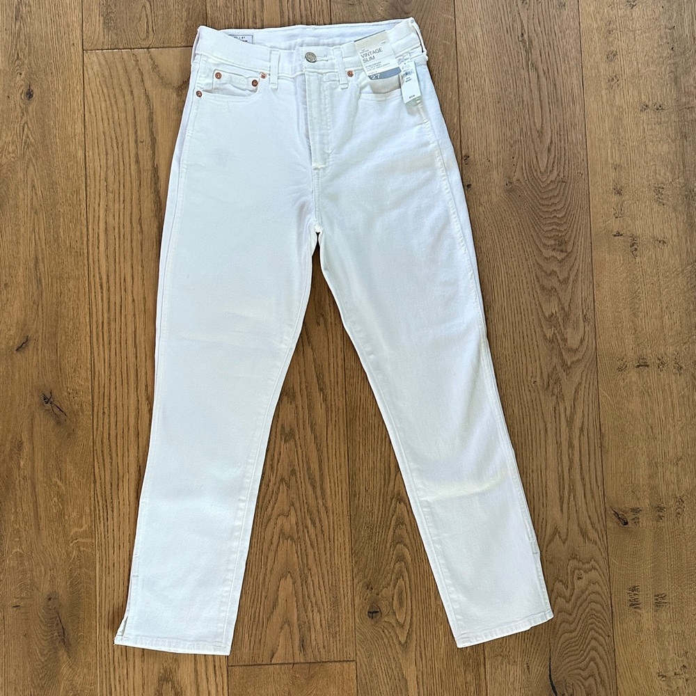 Women's Gap White Denim Jeans Size 27 Short